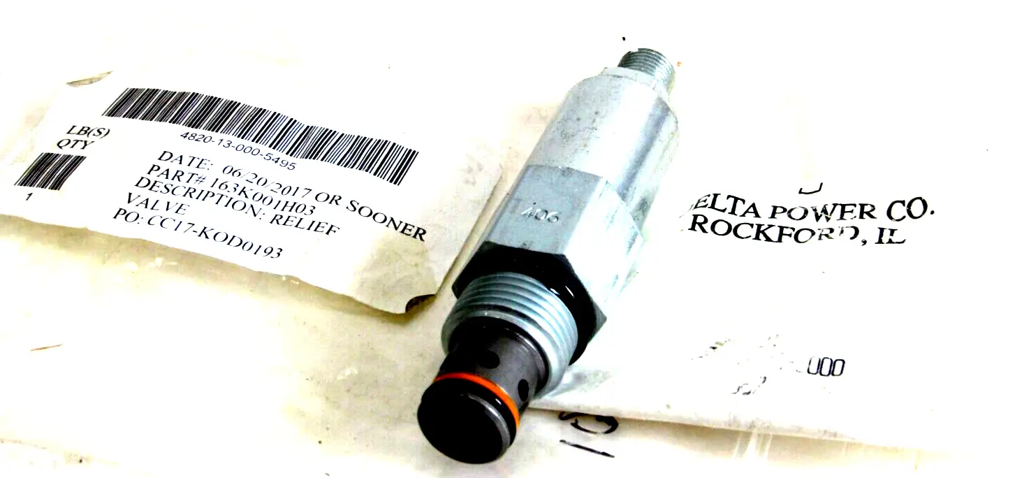 NEW DELTA POWER COMPANY 163K001H03 RELIEF VALVE
