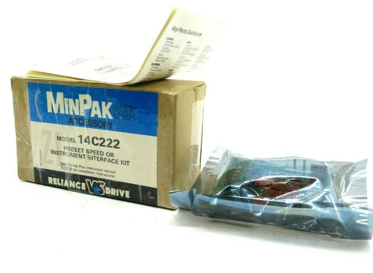 NEW RELIANCE ELECTRIC 14C222 CONTROL BOARD 0-57002 705358 50AMP