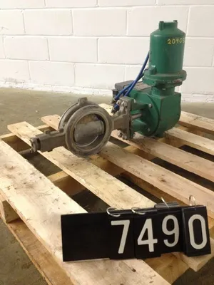 Fisher type 8550 Butterfly Valve size 6"
