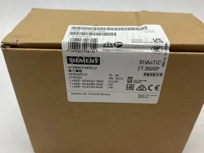 New | in-Stock SIEMENS SIMATIC ET 200SP PROFI INTERFACE MODULE IM155-6PN ST Industrial Controls | Maverick Industrial Sales #1104479