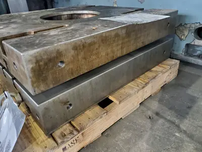 38" X 38" T-SLOTTED BOLSTER PLATE. STOCK # 0637223