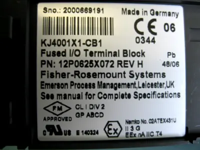 USED Emerson DeltaV KJ4001X1-BE1