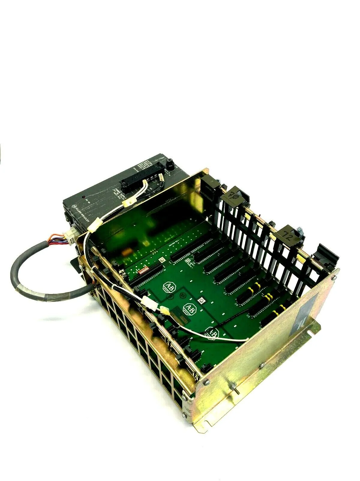 1771-A2B | Allen Bradley  I/O Chassis and 960188 Backplane w/ 1771-P2 Power Supply - For parts or not working