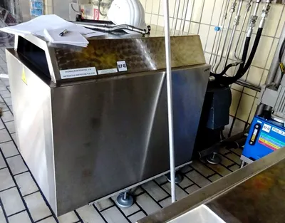 Ferrum DSZ-O 1250/630 perforate basket centrifuge, 316L SS.
