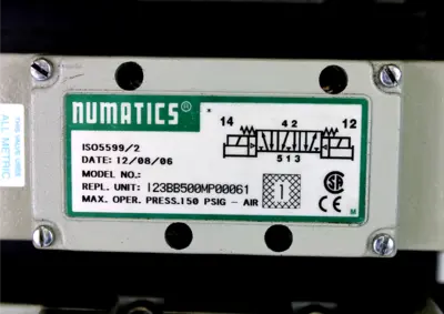 USED NUMATICS I23BB400MP00061