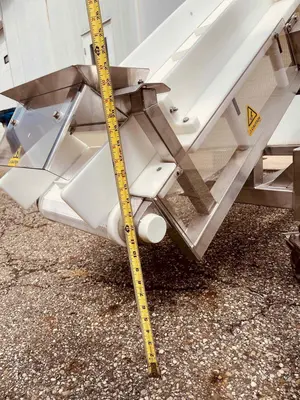 Safeline Mettler Toledo 62” Stainless Steel Incline Conveyor
