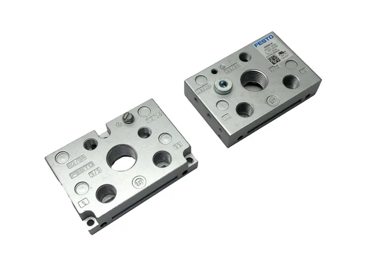 Used FESTO PNEUMATIC VALVE MANIFOLD 18210 Valves/Fittings | Maverick Industrial Sales #1099379
