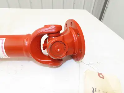 Johnson Power Drive Shaft 27.75"-37.2" Length 4" Slip Yoke U-Joint Both Ends