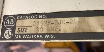 Used ALLEN-BRADLEY 2192F-BJC-24 Miscellaneous Equipment (Electrical & Power) Ohio US | Surplus Asset Holdings #1210274