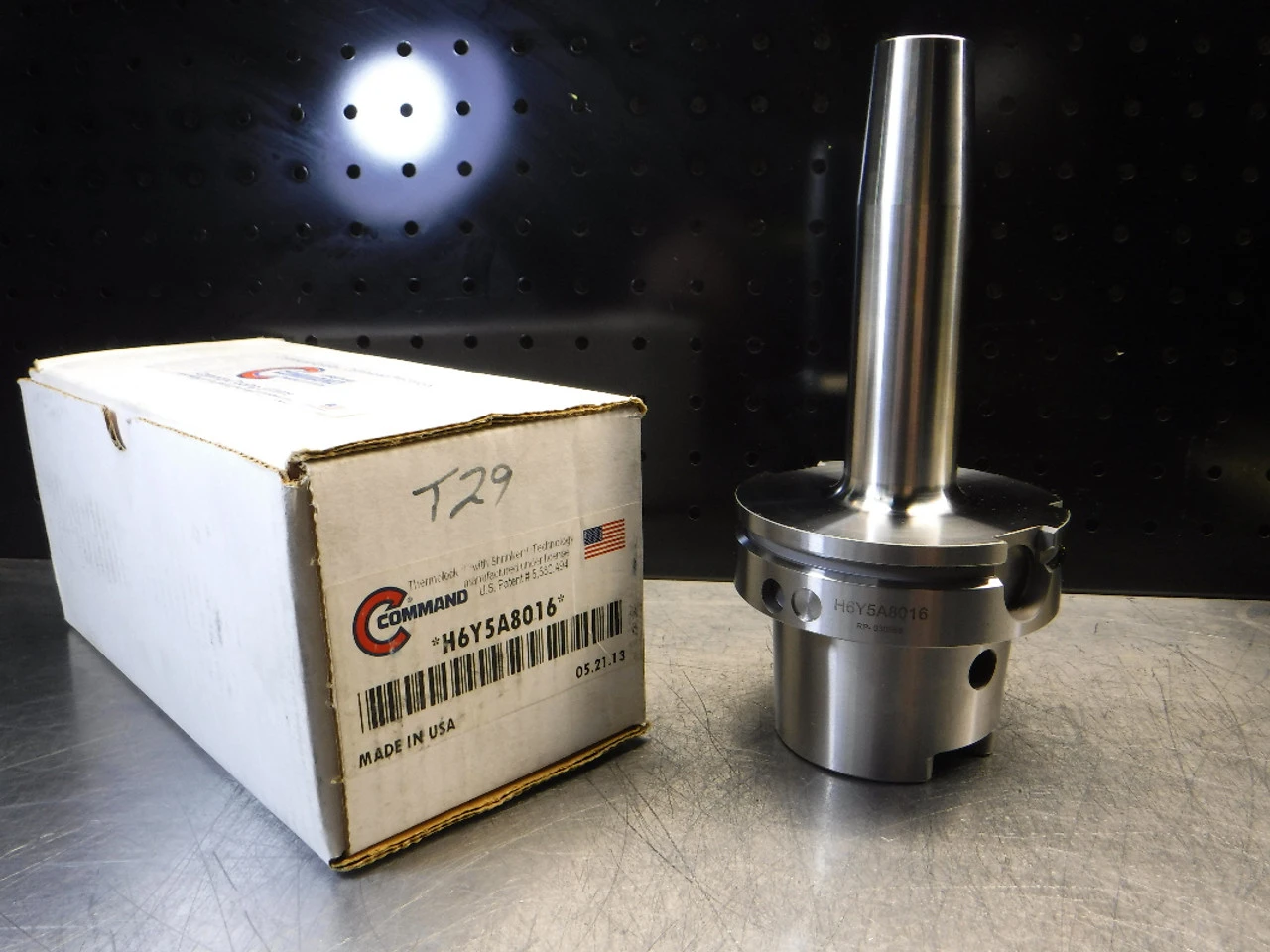 Command HSK100 16mm Shrink Fit Tool Holder 160mm Projection H6Y5A8016 (LOC2343B)