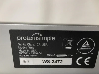 USED ProteinSimple WES