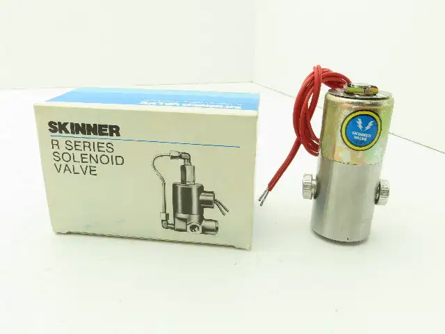 Honeywell Skinner R2HLX28 Solenoid Valve 2-Way NC 24VAC 60Hz 5-1250 PSI 1/4" NPT