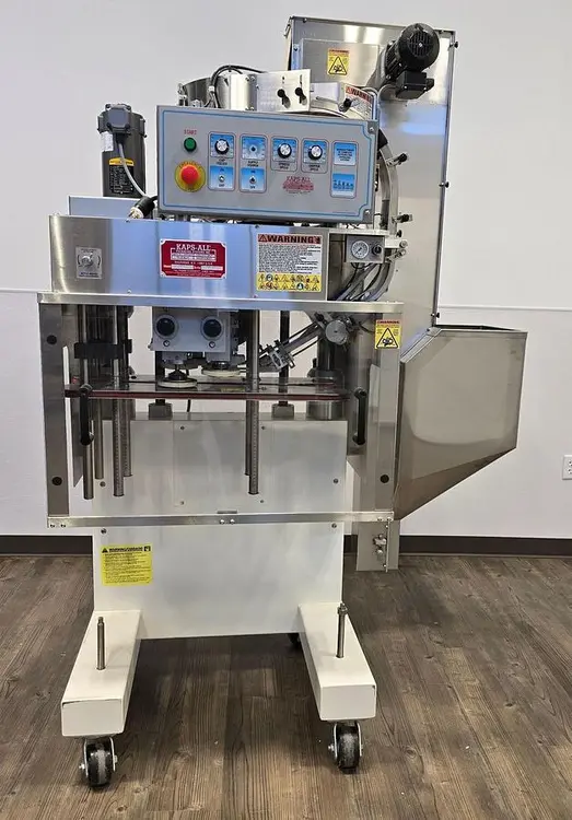 Used KAPS ALL PACKAGING SYSTEMS E-4R Cappers Quill - Automatic Inline Ontario CA | The Equipment Kings #1327742