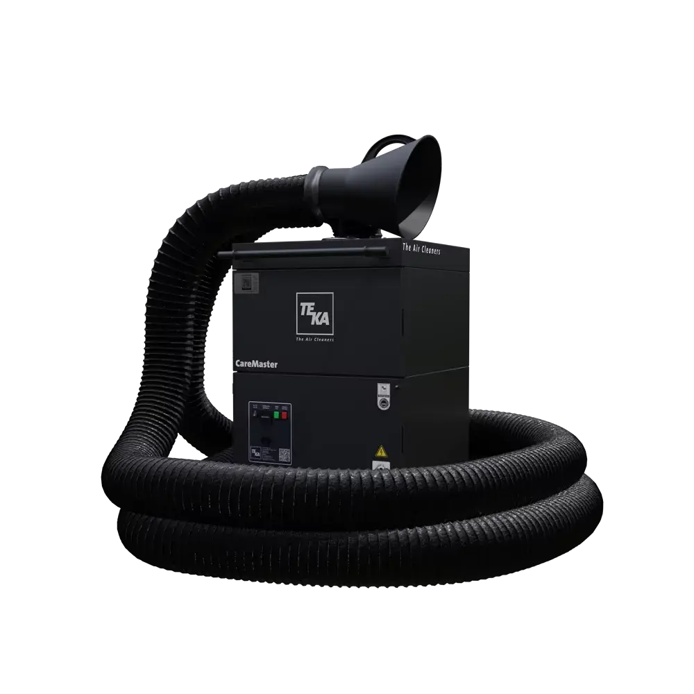 CareMaster Mobile Extraction Unit with Hood, 10ft Hose, and Foot