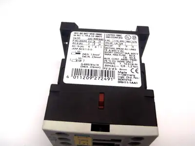 USED SIEMENS CONTACTOR 16A 600V 24V 50/60HZ