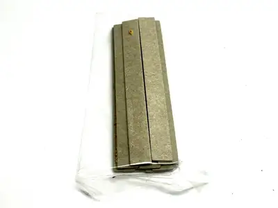 117 | Grafoplast  Wire Markers A Black on Yellow 10 Strips - New