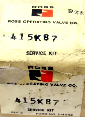 NEW ROSS CONTROLS 415K87 SERVICE KIT