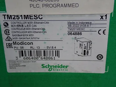Used SCHNEIDER ELECTRIC TM251MESC Programmable Logic Controllers Ohio US | HGR 24 #1006738