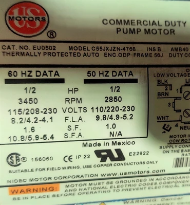 Used _UNKNOWN_ _UNKNOWN_ Pumps (liquid, other) West Virginia US | Cooper Industries #1409424