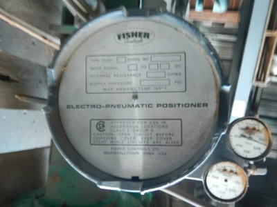 Fisher 6" 125 Class, CI Butterfly Valve