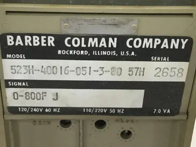 USED BARBER COLMAN 523H-40016-051-3-00 57H