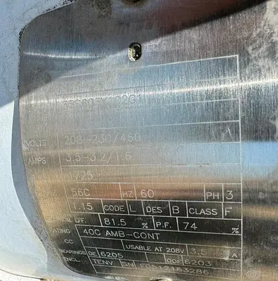Conveyor, Screw, 6" x 10', Stainless Steel, With Drive, #5880239