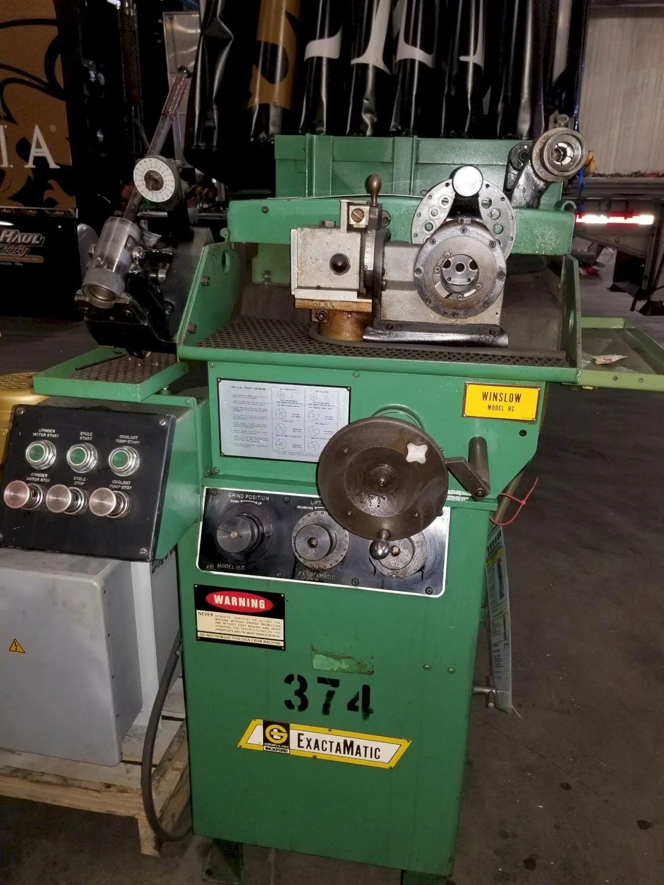 Used 1981 GIDDINGS & LEWIS WINSLOW EXACTAMATIC HC Drill Grinders Minnesota US | Orca Machine Tools, Inc. #1266983