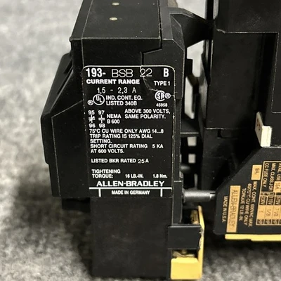 Used Allen-Bradley 100-A09ND3 Pipe, Tube & Bar Benders Parts California US | Davliegogo LLC #1705154