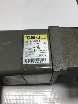 Mitsubishi GM-JW Geared Motor 3/3.6 RPM 1:5 Gear Ratio