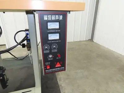 Changzhou JT-100-Q Ultrasonic Welding Sewing Head Unit Press 2x1" Foot 220V