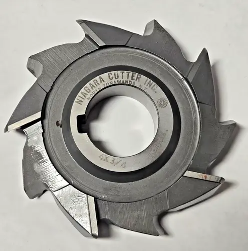 Niagara Milling Cutter 4" x 3/4 HIGH SPEED STEEL HSS resharpened
