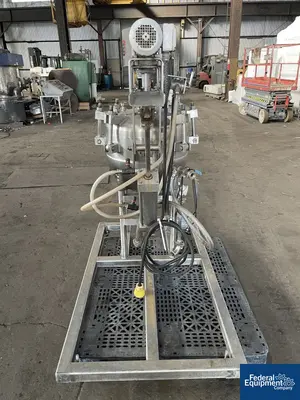 USED Lee Industries 20 Gal Lee Double Motion Reactor, 316L S/S, 150/90#