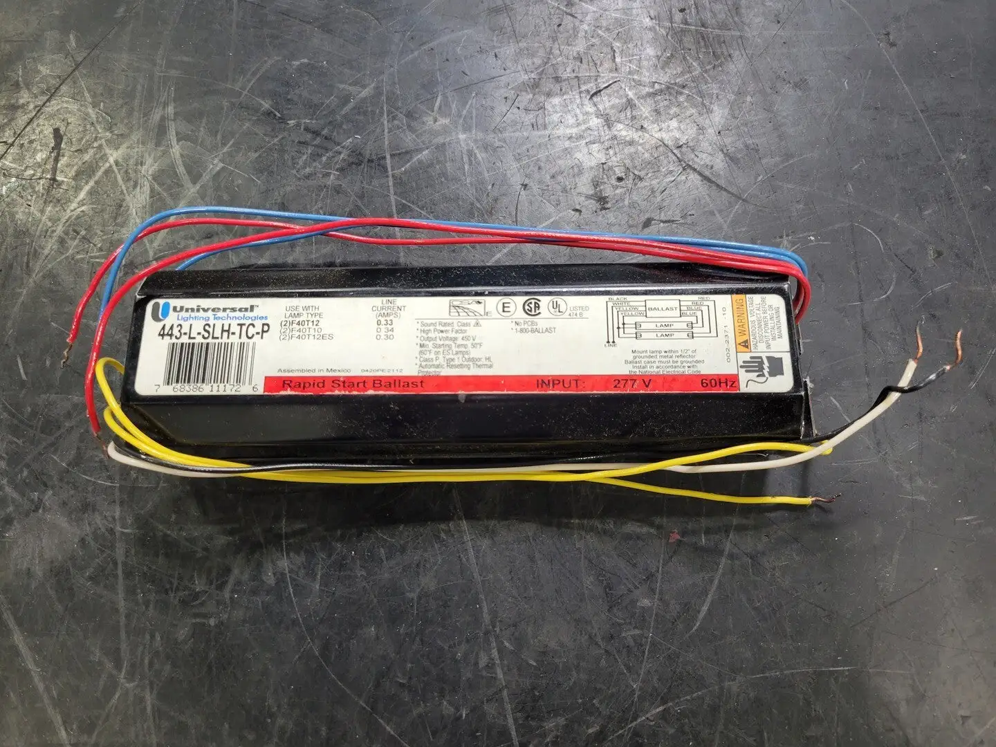 NEW UNIVERSAL LIGHTING 443-L-SLH-TC-P