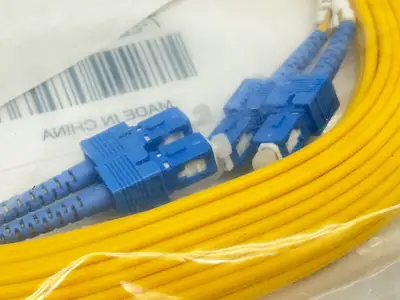 F2F80277-10M | Belkin  Duplex Fiber Optic Cable SC/SC:8.3/125 10m 7-22868-85843-6 - New