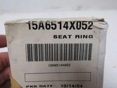 Fisher 15A6514X052 Valve Seat Ring  416SS, 1/2" Port 1-1/2" Type EZ