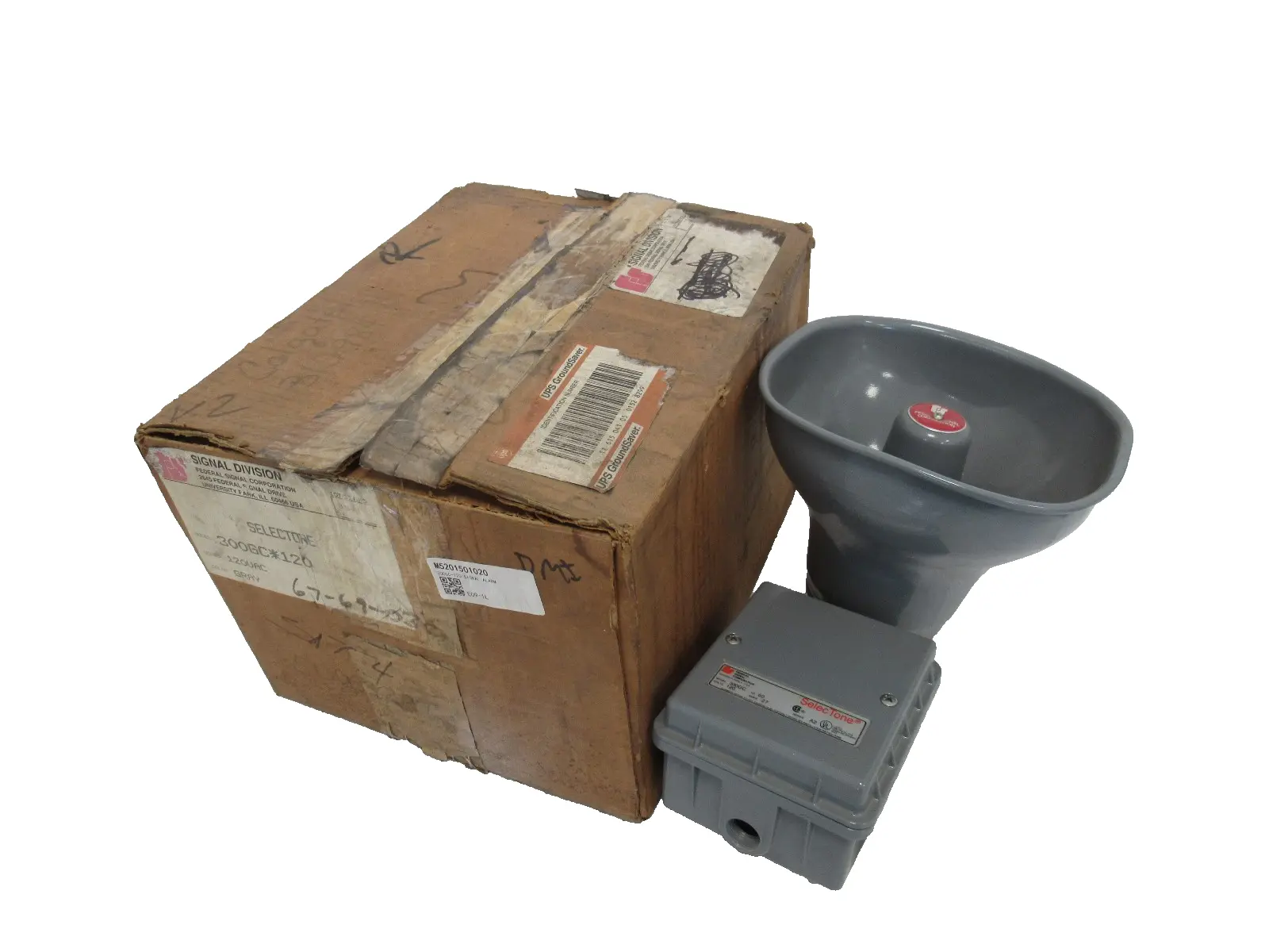 NEW FEDERAL SIGNAL 300GC SELECTONE SPEAKER 120V