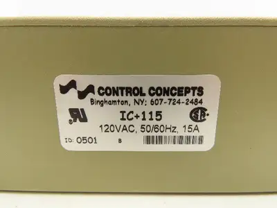 Control Concepts IC+115 EMI Power Line Filter 120V 15A Lot of 3
