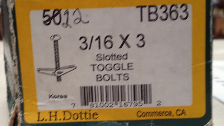 New | in-Stock L.H. Dottie CO. TB363 Bolts Arizona US | ASSET CONVERSION SPECIALISTS, INC. #311507