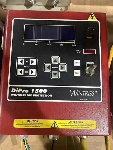 Used WINTRISS DIE PRO 1500 Industrial Controls New Jersey US | Wenco Machinery #475147