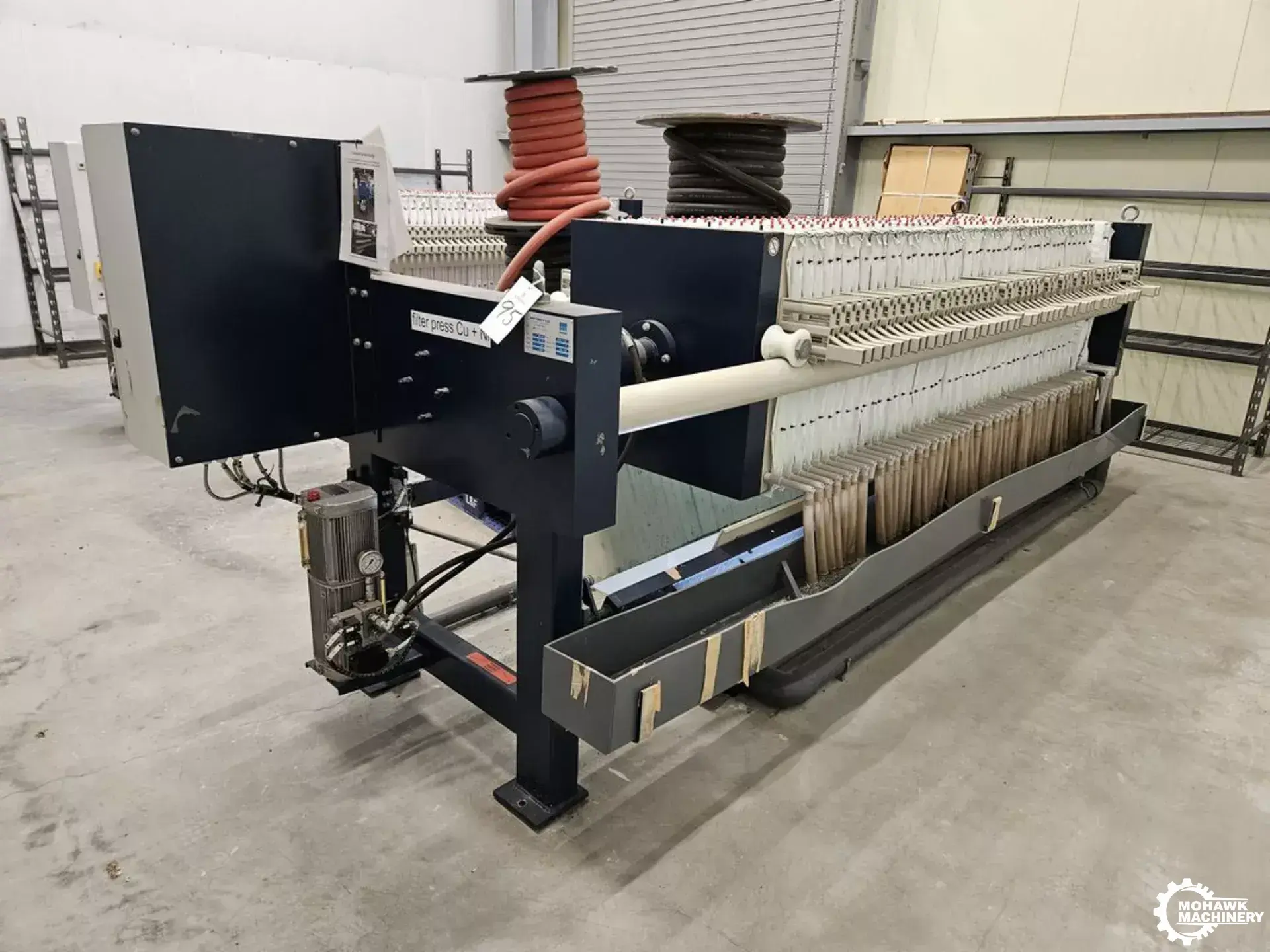 800MM (31.5”) SPK80 SIMEX GMBH “45/50” HYDRAULIC FILTER PRESS