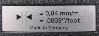 NEW 8F1TCASL100000I-1 PRECISION SPIRIT LEVEL 28AD0168447