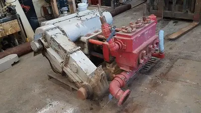 USED DOWELL PG03 4.5X5 TRIPLEX CEMENTING PUMP
