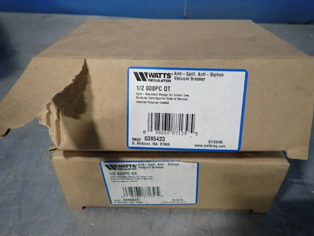 New | in-Stock WATTS 008PCQT Plumbing Equipment Ohio US | HGR 24 #776804