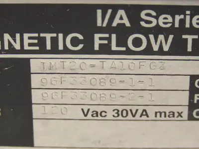 Foxboro IMT20-TA10FGZ Magnetic Flow Transmitter with 1/2" Flow Meter Tube