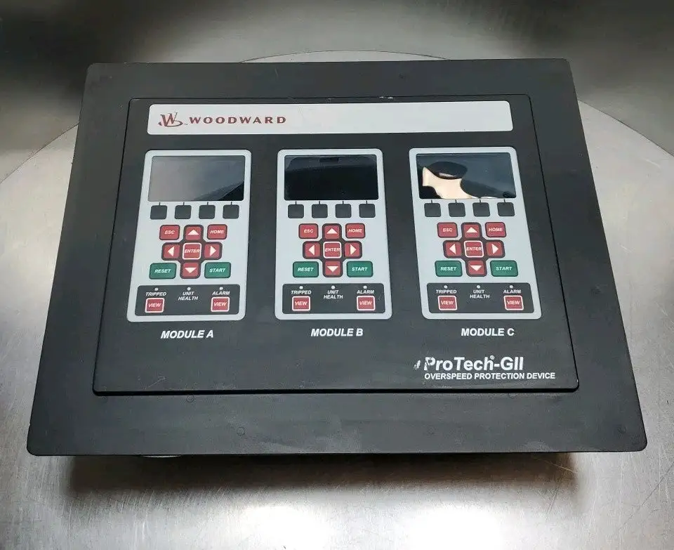 Used Woodward 8237-1369 ProTech GII Panel Mount Turbine Controller Automation Control (HMI) South Carolina US | Palmetto Automation #1542073