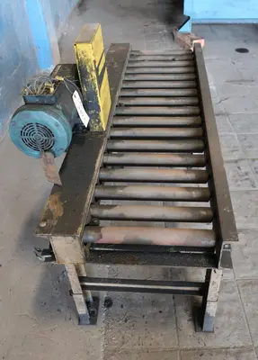 SPC8842  Conveyor 14.5" wide x 60" long size Matthews powered roller conveyor CS