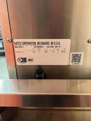 USED HATCO HDW-2