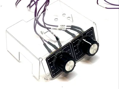 USED CTS POTENTIOMETER W/DIAL LOT OF 2