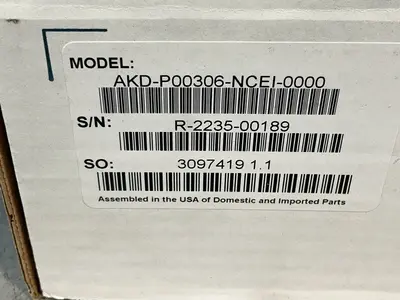 New | in-Stock KOLLMORGEN AKDP00306NCEI0000 Servo Drives Ohio US | HGR 24 #1290523