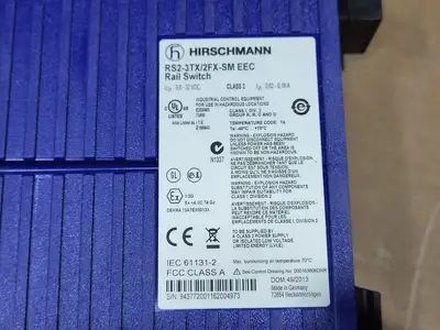 New | in-Stock HIRSCHMANN RS2-3TX/2FX-SM EEC Switchgears British Columbia CA | Lenmark #1427024